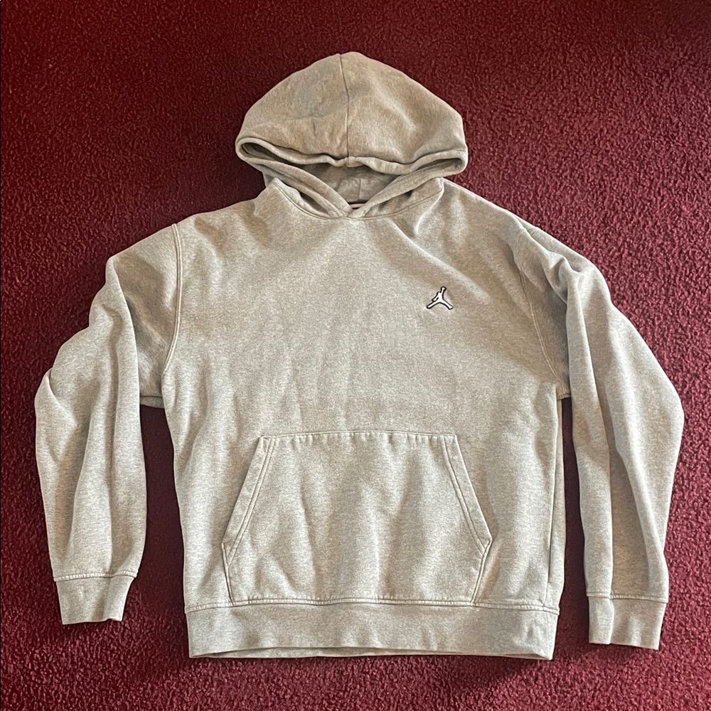 Nike Air Jordan Light Gray Hoodie